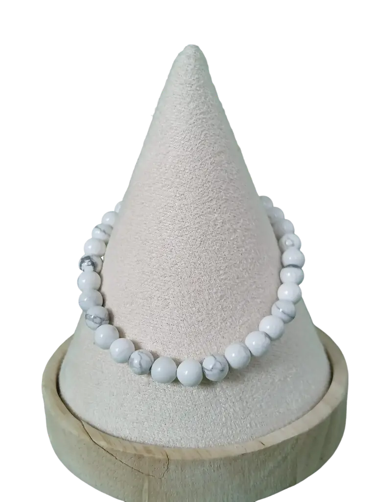 Howlite blanche 1A