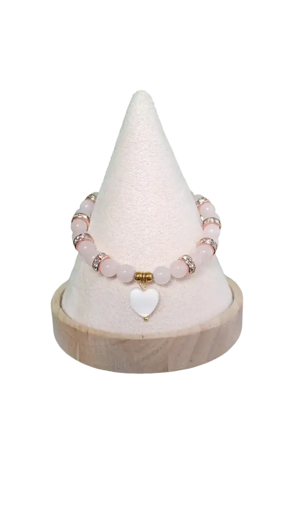 Quartz fraise 1A - Cœur