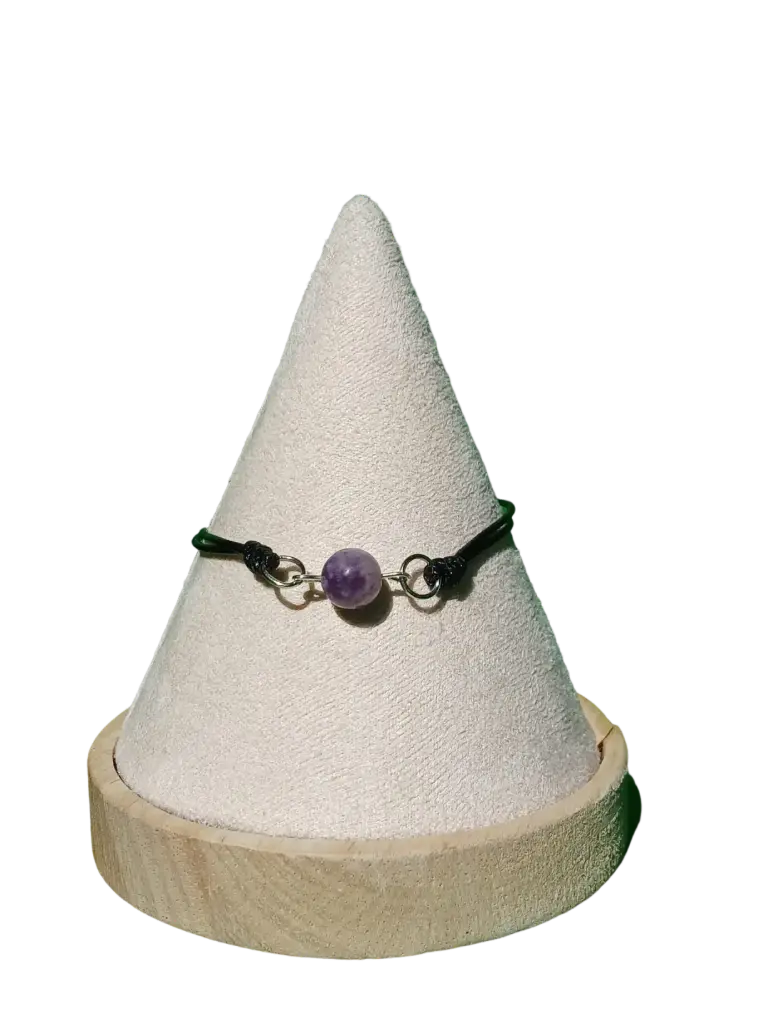 Bracelet 1 perle Lépidolite AB