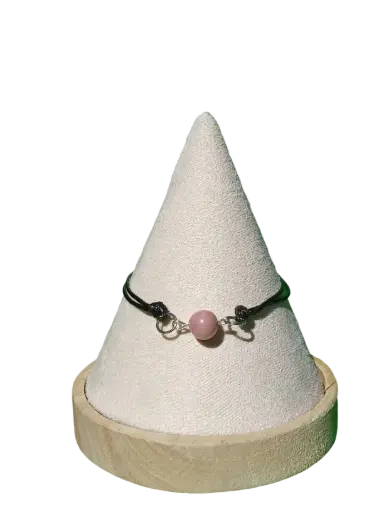 Bracelet 1 perle Rhodonite 5A